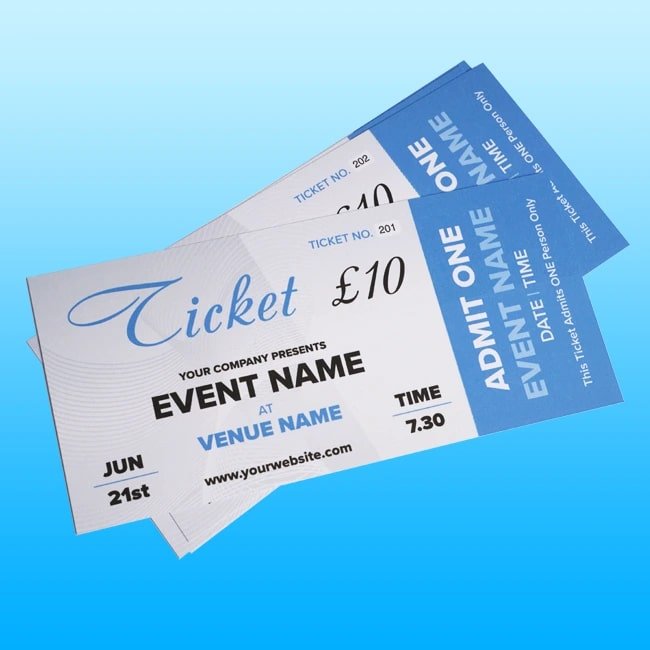 Tickets Printing Corby