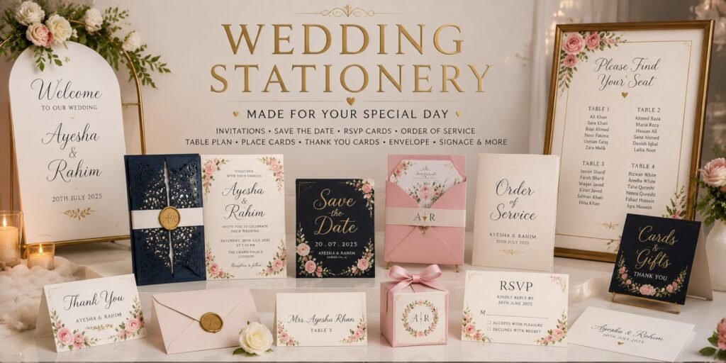 Wedding Stationery Printing Corby 
